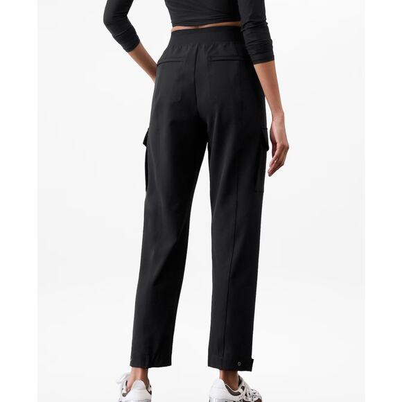 ATHLETA Endless High Rise Cargo Pant Black 0 - Picture 12 of 13